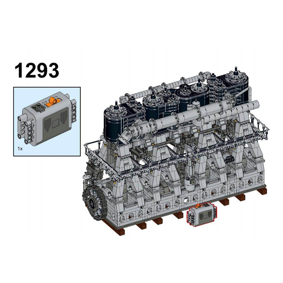 Motor Model Kiti, MOC-157380 Titanic Üçlü Genleşmeli Buhar